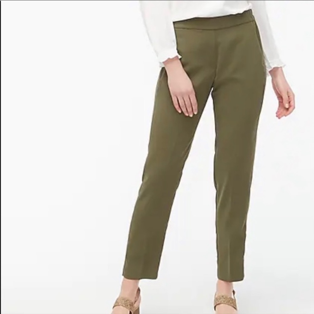 NWT J.Crew Olive Pull On Jamie Pant | 18